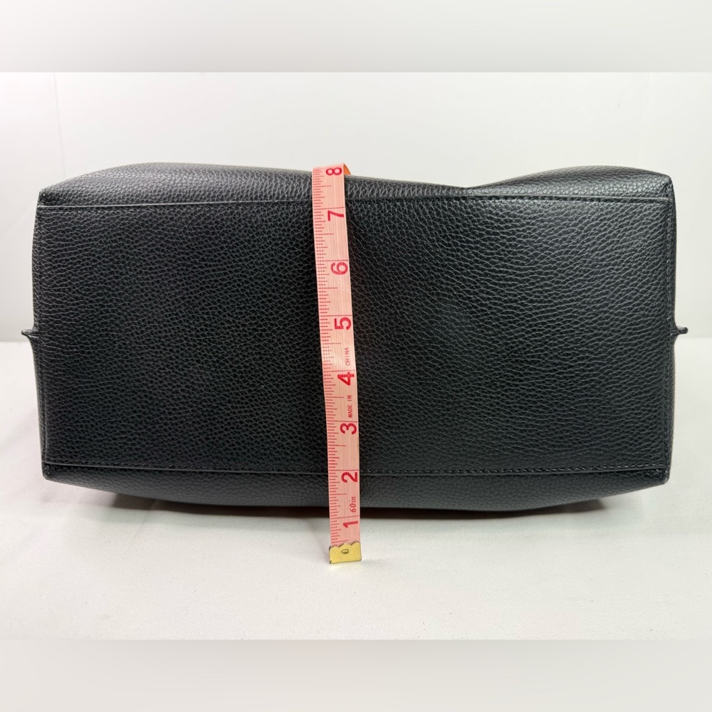 Michael Kors Emilia Large Pebbled Leather Tote Bag Black MSRP $558 - Picture 9 of 10
